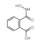 2-(羟氨基甲酰基)苯甲酸 结构式