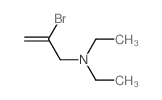 2-溴-N,N-二乙基-2-丙烯-1-胺 结构式
