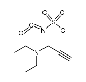 Sulfuryl chloride isocyanate, compd. with N,N-diethyl-2-propyn-1-amine (1:1) 结构式