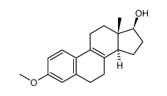 3-甲氧基雌甾-1,3,5(10),8-四烯-17β-醇 结构式