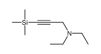 2-Propyn-1-amine, N,N-diethyl-3-(trimethylsilyl)- 结构式