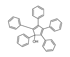 1,2,3,4,5-五苯基-2,4-环戊二烯-1-醇 结构式