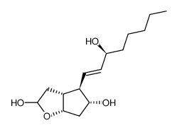 [1S,3R,S,5R,6R(1E,3S)7R]3-Hydroxy-6B-(3ALPHA-hydroxyoct-1-enyl)-7ALPHA-hydr 结构式