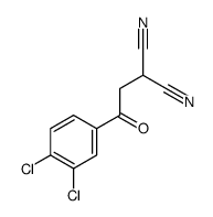 2-[2-(3,4-二氯苯基)-2-氧代乙基]丙二腈 结构式