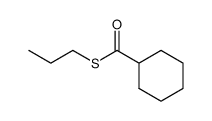 环己烷硫代甲酸 S-丙酯 结构式