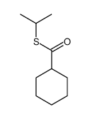 Cyclohexanecarbothioic acid, S-(1-methylethyl) ester 结构式