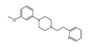Piperazine, 1-(3-methoxyphenyl)-4-[2-(2-pyridinyl)ethyl]- 结构式