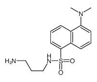 N-(3-氨丙基)-5-(二甲氨基)萘-1-磺酰胺 结构式