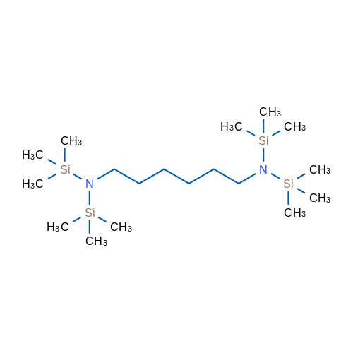 N,N,N',N'-四(三甲基硅烷)-1,6-己烷二胺 结构式