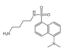 N-(4-氨基丁基)-5-(二甲基氨基)萘-1-磺酰胺 结构式