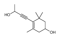 4-(3-hydroxybutyn-1-yl)-3,5,5-trimethylcyclohex-3-en-1-ol 结构式