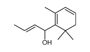 2,6,6-三甲基-α-(1E)-1-丙烯基-1,3-环己二烯-1-甲醇 结构式