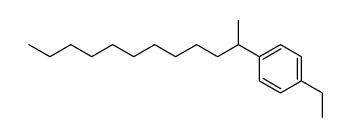 1-乙基-4-(1-甲基十一烷基)苯 结构式