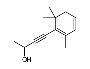 4-(2,6,6-三甲基-1,3-环己二烯-1-基)-3-丁炔-2-醇 结构式