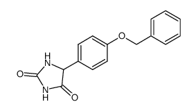 5-(4-苄氧基苯基)乙内酰脲 结构式