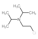 2-(N,N-二异丙氨基)氯乙烷 结构式