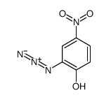 2-叠氮基-4-硝基苯酚 结构式