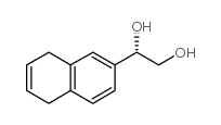 (S)-(+)-1-(2-萘基)-1,2-乙二醇 结构式