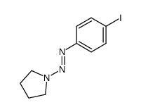 Pyrrolidine, 1-[2-(4-iodophenyl)diazenyl]- 结构式