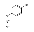 1-叠氮基-4-溴苯 结构式