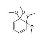 5,5,6,6-四甲氧基-1,3-环己二烯 结构式