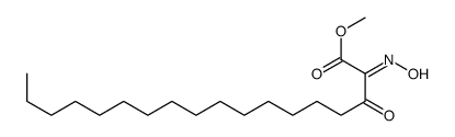 Octadecanoic acid, 2-(hydroxyimino)-3-oxo-, methyl ester 结构式