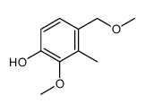 2-甲氧基-4-(甲氧基甲基)-3-甲基苯酚 结构式
