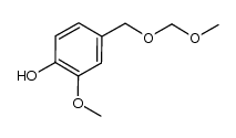 Phenol, 2-methoxy-4-[(methoxymethoxy)methyl]- 结构式