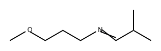 3-甲氧基-N-(2-甲基亚丙基)-1-丙胺 结构式