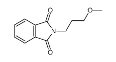2-(3-甲氧基丙基)-1H-异吲哚-1,3(2H)-二酮 结构式