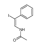 Acetamide, N-(2-iodo-2-phenylethenyl)- 结构式
