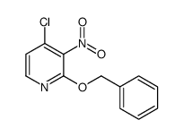 2-苄氧基-4-氯-3-硝基-吡啶 结构式