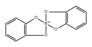 双[1,2-苯二酚根(2-)-κO1,κO2]合硼酸根(1-), (T-4)- 结构式