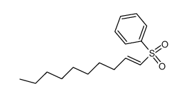 Benzene, [(1E)-1-decen-1-ylsulfonyl]- 结构式