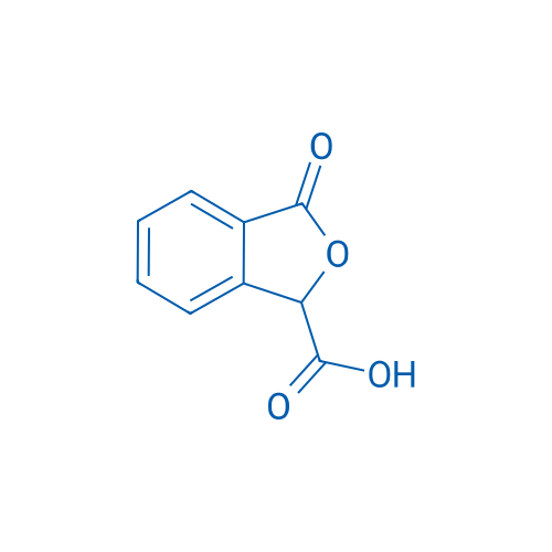 3-氧代-1,3-二氢-2-苯并呋喃-1-甲酸 结构式