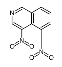 4,5-二硝基异喹啉 结构式