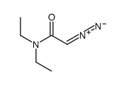 2-重氮-N,N-二乙基乙酰胺 结构式