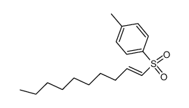 1-[(1E)-1-癸烯-1-基磺酰基]-4-甲基苯 结构式