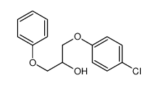 1-(4-氯苯氧基)-3-苯氧基丙-2-醇 结构式