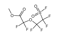 Acetic acid, 2,2-difluoro-2-[1,1,2,2-tetrafluoro-2-(fluorosulfonyl)ethoxy]-, methyl ester 结构式