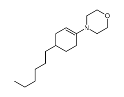 4-(4-己基环己烯-1-基)吗啉 结构式