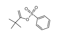 1-Buten-2-ol, 3,3-dimethyl-, 2-benzenesulfonate 结构式