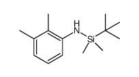 Silanamine, 1-(1,1-dimethylethyl)-N-(2,3-dimethylphenyl)-1,1-dimethyl- 结构式
