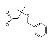 Benzene, [[(1,1-dimethyl-2-nitroethyl)thio]methyl]- 结构式