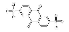 9,10-二氧代-9,10-二氢蒽-2,6-二磺酰氯 结构式