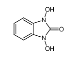 N,N'-二羟基苯并咪唑啉酮 结构式
