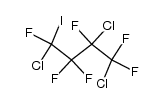 1,2,4-三氯-1,1,2,3,3,4-六氟-4-碘丁烷 结构式