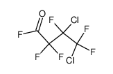 3,4-二氯-2,2,3,4,4-五氟丁酰氟 结构式