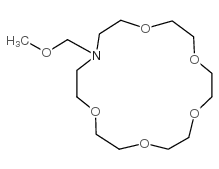 N-甲氧甲基氮杂-18-冠-6 结构式