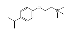 1-(1-Methylethyl)-4-[2-(trimethylsilyl)ethoxy]benzene 结构式